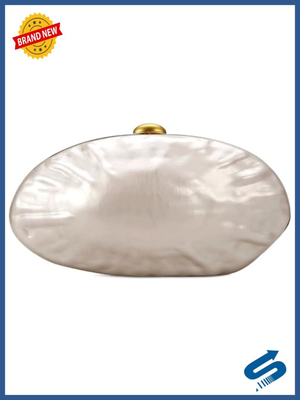 YYW Acrylic Clutch Purse Womens Marble Evening Handbag with Chain Strap